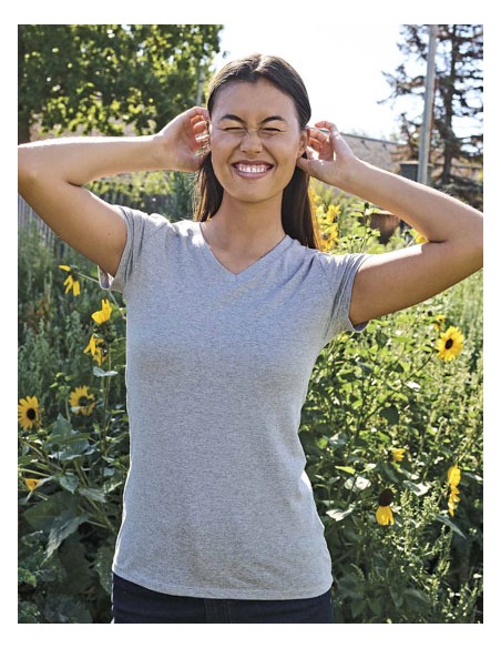 NEU-O81005-Ladies V-Neck T-Shirt 2